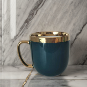 European Luxury Phnom Penh Ceramic Coffee <b>Cup</b> Handheld Eco-Friendly Drinkware With Customizable Logo Design - Product Image 3