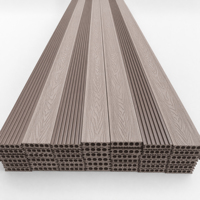 Plancher de terrasse en composite bois-plastique (WPC) de qualité supérieure, imperméable, antidérapant, grain de bois 3D, anti-UV, pour jardin extérieur, patio, terrasse