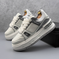 Sneakers décontractées de luxe de qualité supérieure, logo personnalisable, chaussures de marche, chaussures de course à semelle épaisse de luxe pour hommes et femmes