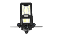 Cámara de Seguridad CCTV con Reflector LED Solar de 3 Lentes, Sistema de Seguridad con PTZ, IP67, Plástico ABS, Inalámbrico, WiFi, 4G, SIM, Control por Aplicación