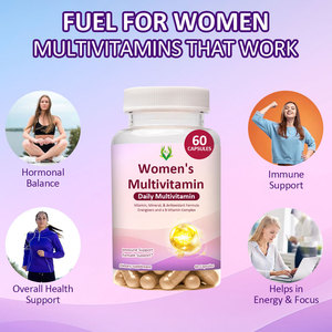 Vente chaude de capsules multi-vitamines pour femmes Complément alimentaire quotidien multi-vitamines pour l'équilibre hormonal et le soutien immunitaire - Product Image 2