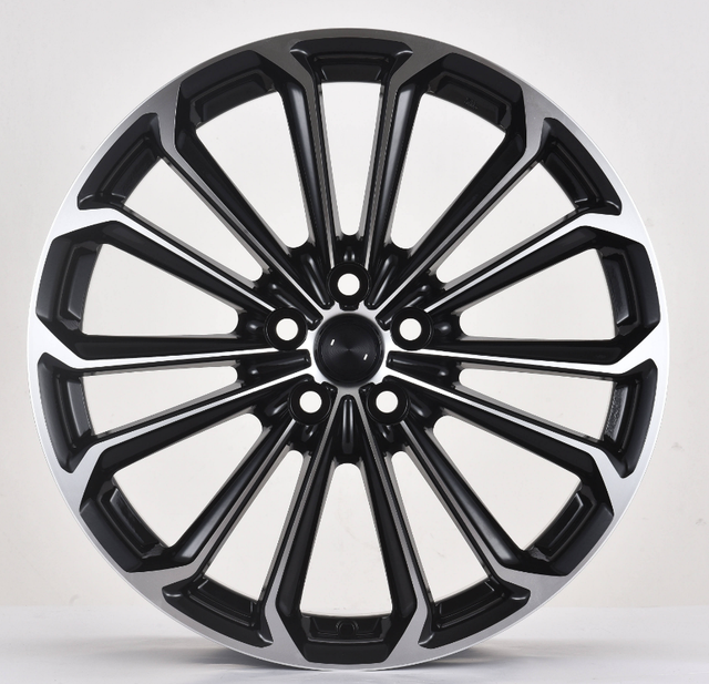Mingyue Flow Forming 14 15 16 17 20 Inch 4X100 5X100 Black Machine Face Passenger Car Wheel for Crown Corolla Camry RAV4 Sienna