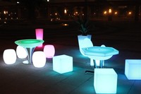 Cube led étanche, mobilier moderne et brillant, pour l'extérieur, vente directe d'usine,