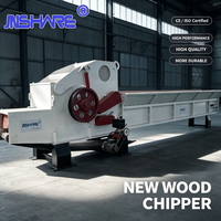 Broyeur de bois haute capacité 55 kW, 8-12 T/H, broyeur industriel de biomasse pour la production de copeaux de bois