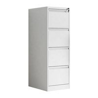 Armoire de classement à tiroirs en acier thermolaqué à alimentation directe avec serrure à clé, grande capacité, anti-corrosion, casier de rangement métallique