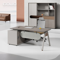 Table de travail informatique de luxe moderne de haute qualité pour PDG, bureau de direction, bureau de PDG, bureaux de direction, fabrication OEM