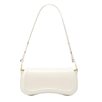 Sac à bandoulière en cuir véritable pour femme XISHANG avec chaînes, sangle simple, doublure en polyester - Sac à main tendance pour femme