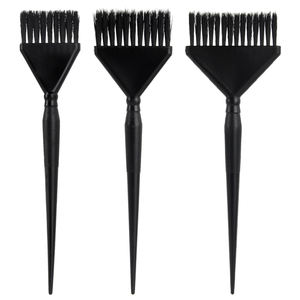 Brosse à cheveux à pointe noire Barber <span class=keywords><strong>Shop</strong></span> Baking Oil Comb Salon Highlight Hair Toolhair dye brush - Product Image 5