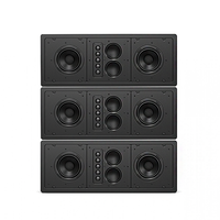 Enceinte en bois, amplificateur professionnel 5.1 canaux, 8 pouces, système de cinéma maison 500 watts, équipé d'un amplificateur, prix