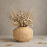 Vase à fleurs en céramique ARM LVG, décoration moderne pour la maison, poterie rustique mate mouchetée, style bohème Wabi-Sabi, pots pour plantes, conteneur floral