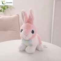Peluche réaliste en forme de lapin, lapin aux grands yeux, poupée de 30 cm, animal en peluche, lapin en peluche