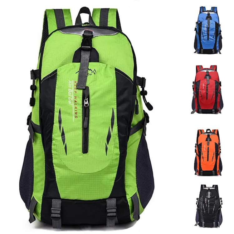 Nakatumi Wholesale 40L Waterproof Large Capacity Mountaineering Climbing Camping Travel Outdoor Sports Bag Hiking Backpacks