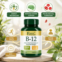 Produsen Suplemen Nutraceutical Shecome Vitamin B12 Mendukung Metabolisme Energi 1000 Mcg 200 Tablet Vitamin B12