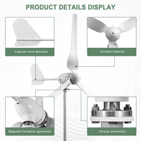 Éolienne Smaraad 1500W 12V 24V Générateur synchrone à aimants permanents triphasé CE