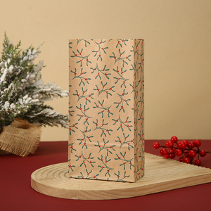 Năm mới của Đêm Trước kraft giấy mini Túi giáng sinh in túi quà tặng cho kẹo Biscuit lưu trữ bao bì nhà máy bán buôn - Product Image 3