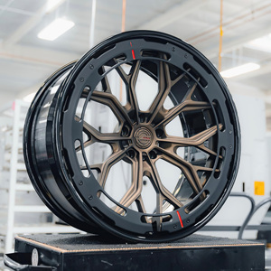 XL 2 pièces Bronze personnalisé forgé roue 5x114.3 5x112 5x120 jante <span class=keywords><strong>4x4</strong></span> hors route voiture alliage course voiture roue pour Mercedes classe G - Product Image 1