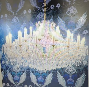 Đèn chùm pha lê sang trọng truyền thống cho khách sạn & nhà hàng, đèn treo trang trí trần thấp cho phòng khách biệt thự - Product Image 2