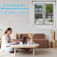 Les moustiquaires magnétiques modernes sont faciles à installer sur les portes et fenêtres à persiennes en PVC, fibre de verre et polyester.