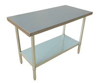 Table de travail de cuisine commerciale XIANGYING certifiée NSF, plateau en acier inoxydable avec roulettes