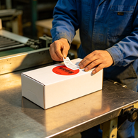 Autocollants ronds personnalisés avec logo imprimé, étiquettes autocollantes en rouleau avec finition mate laminée, imperméables pour les chips de pommes de terre