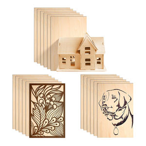 Panneaux <span class=keywords><strong>en</strong></span> bois de peuplier et de tilleul de 3 mm et 5 mm, <span class=keywords><strong>prix</strong></span> de gros d'usine, pour la gravure au laser, panneau de découpe au laser, contreplaqué artisanal <span class=keywords><strong>en</strong></span> peuplier - Product Image 1