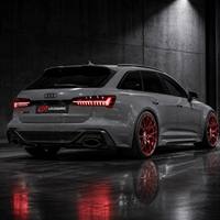 Jante en alliage d'aluminium forgé 12 rayons à déport profond rouge métallisé 22x9.5 5x114.3 Rétrofit/Amélioration Vente directe usine
