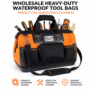 Wholesale Heavy-Duty Waterproof Handle Woodworking <b>Tool</b> <b>Bags</b> for Carpenters Plumbers for <b>Tool</b> Storage-OEM/ODM Supported - Product Image 1