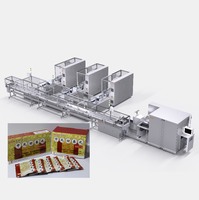Machine automatique de tri et d'emballage pour sachets de granulés