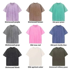 2025 verano tendencia hombres moda manga corta algodón Vintage cuello redondo Camiseta Retro estilo americano hombres camisetas - Product Image 6