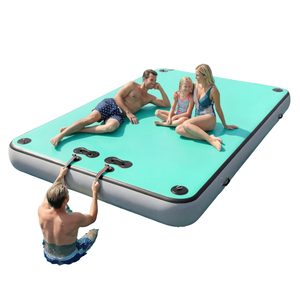 Plataforma Flotante Inflable de PVC Resistente, Hecha a Medida, para Uso de Múltiples Personas, Colchoneta de Yoga Acuática y Plataforma de Descanso Flotante - Product Image 1