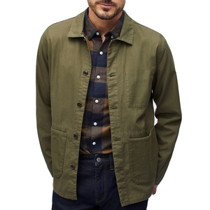 Men Cotton <strong>Chore</strong> <strong>Jacket</strong> Shirt T Will Botton Shirt <strong>Jacket</strong> for Work - Product Image 1