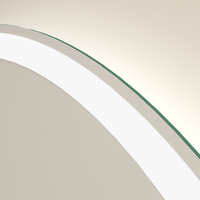 Miroir LED Octogonal Moderne Personnalisé Certifié ETL avec Éclairage Avant/Arrière Sans Cadre, Certifié IP44, Garantie 3 Ans