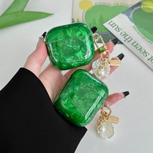 Nouveau luxe IMD Jade vert <span class=keywords><strong>coque</strong></span> motif casque étui pour Apple Airpods 1 2 3 4 Airpods Pro 1 2 3 couverture de casque à la mode - Product Image 6