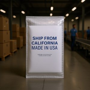 Coolpkg # 0 sobres acolchados de burbujas de polietileno de 6x10, 4 mil, resistentes a golpes, ligeros, hechos en EE. UU., envío desde California - Product Image 2