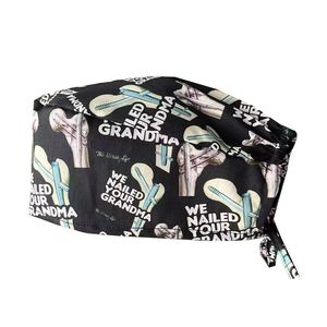 <span class=keywords><strong>Cappello</strong></span> da Lavoro con Fascia Assorbisudore Regolabile, Cappelli Divertenti per Donne e Uomini, Berretto Unisex in Cotone con Stampe Carine - Product Image 1