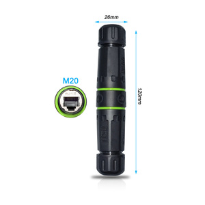 อะแดปเตอร์กันน้ำแบบตรง RJ12 อุปกรณ์สื่อสาร ขั้วต่อเครือข่าย RJ12 แบบตรงพร้อมหัวคริสตัล - Product Image 4