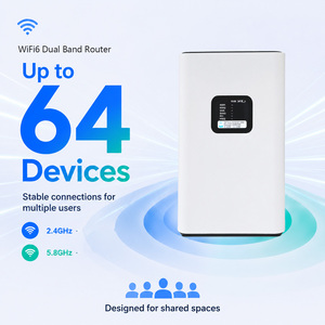 Router CPE 5G AX1800 WiFi 6 con Doble Ranura SIM, Pantalla LCD, 4 Puertos de Antena, LAN Gigabit, VPN, OLAX G5080 5G NA Router Sim - Product Image 4