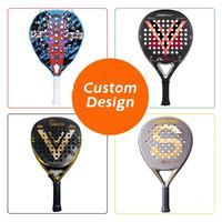 Raket Tenis Bingkai Serat Karbon Bulat Berkualitas Terbaik yang Laris Manis Diablo Stupa Zephyr Light Padel Pro untuk Kontrol dan Tenaga