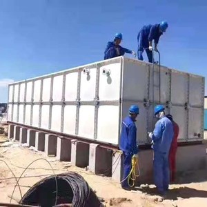 100,000 litres <span class=keywords><strong>de</strong></span> panneaux rectangulaires <span class=keywords><strong>de</strong></span> FRP ont boulonné le réservoir sectionnel <span class=keywords><strong>de</strong></span> stockage <span class=keywords><strong>de</strong></span> l'<span class=keywords><strong>eau</strong></span> - Product Image 5