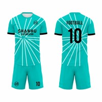 Spieler-Version Fußball American Football für Unisex Frauen Sublimationsdruck Bequemes Jungen Wendetrikot Set Einfarbiges T-Shirt