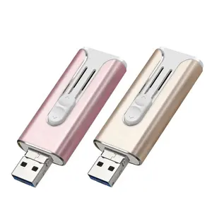실제 용량 금속 OTG 3 1 USB 플래시 드라이브 펜 드라이브 USB 3.0 메모리 스틱 아이폰