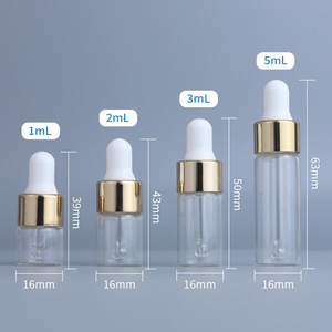Nhà Máy Bán buôn tùy chỉnh mẫu nhỏ tinh dầu chai 1ml 2ml 3ml 5ml Kem mắt Chai nhỏ giọt - Product Image 3