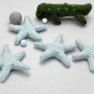 Kit de Démarrage de Feutrage à l'Aiguille DIY pour Débutants, Thème Océan, Ensemble d'Artisanat en Feutre de <span class=keywords><strong>Laine</strong></span> avec Tutoriel pour les Amateurs de Loisirs Créatifs - Product Image 3