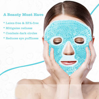 Gel refroidissant pour soins de la peau, compresse chaude et froide, sac refroidissant, pack de glace réutilisable pour le visage