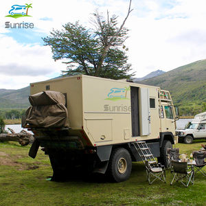 Camping-car camion d'expédition de Service Oem avec grand canapé en forme de U, remorque de camping de caravanes tout-terrain de cuisine intérieure raffinée - Product Image 2