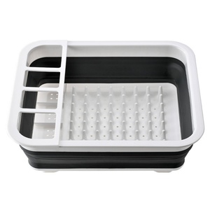 High Quality Foldable Kitchen Storage Rack Retractable Drain Basket Kitchen Gadget <b>Colanders</b> & Strainers - Product Image 1