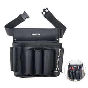 Supporto Per Livella Da Cintura Faithfull - Porta Attrezzi In Pelle Scamosciata Nera - Foto 10