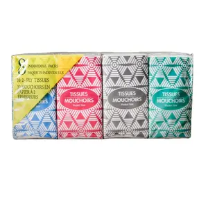 Customized Standard Bulk Facial Handkerchief Pocket Tissue Paper Mini Pocket Tissue Pack