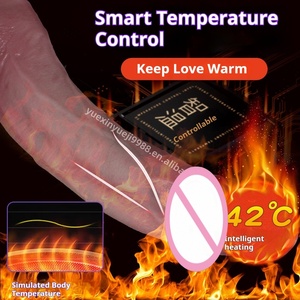 Emballage Discret, Thermostat Intelligent, Vibrations Puissantes, Silicone Liquide, 8-9 Pouces, Texture Réaliste, Dildo Naturel, Vibrateur pour Femmes - Product Image 4