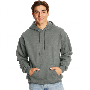 Sudaderas con Capucha para Hombre, 100% Algodón, Gruesas, Ligeras, de Alta Calidad, Lisas, Estilo Urbano, con Logotipo Personalizado, Unisex - Product Image 1